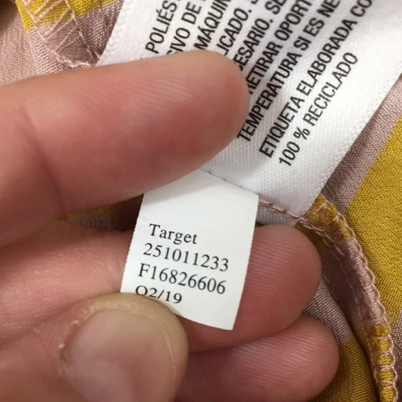 Jason Wu Target Pink Yellow Striped Pleated Shirt Dress Womens Small Sleeveless - Picture 7 of 10